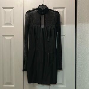 Pleather mini dress - super cute and sexy